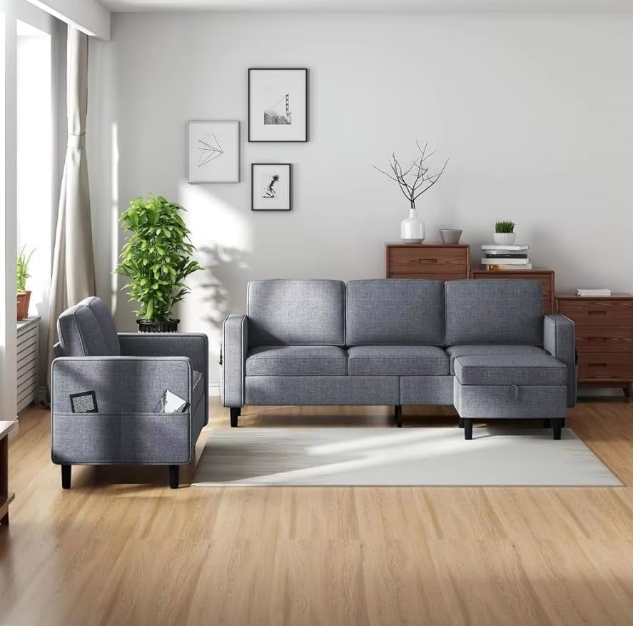 AFPSDLFJDLS sectional sofa review,sectional sofa review and rating,sectional sofa with ottoman review pros cons,AFPSDLFJDLS couch review honest opinion,linen fabric sofa review worth buying,sectional sofa with storage review verdict unboxing — what comes in the box
