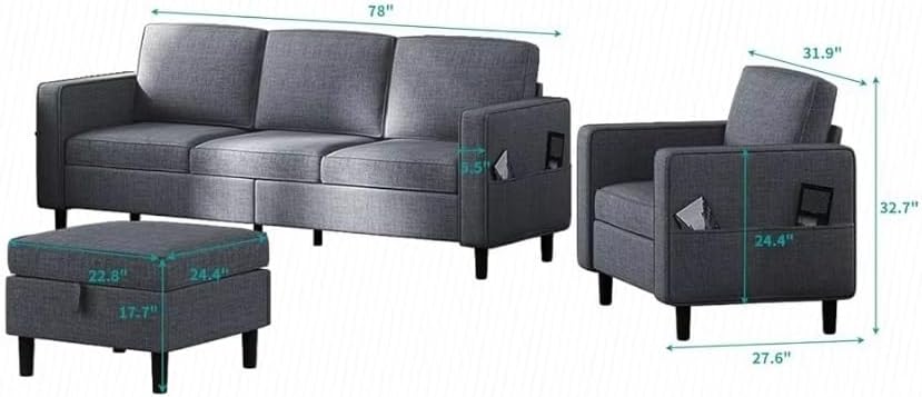 AFPSDLFJDLS sectional sofa review,sectional sofa review and rating,sectional sofa with ottoman review pros cons,AFPSDLFJDLS couch review honest opinion,linen fabric sofa review worth buying,sectional sofa with storage review verdict key features examined up close