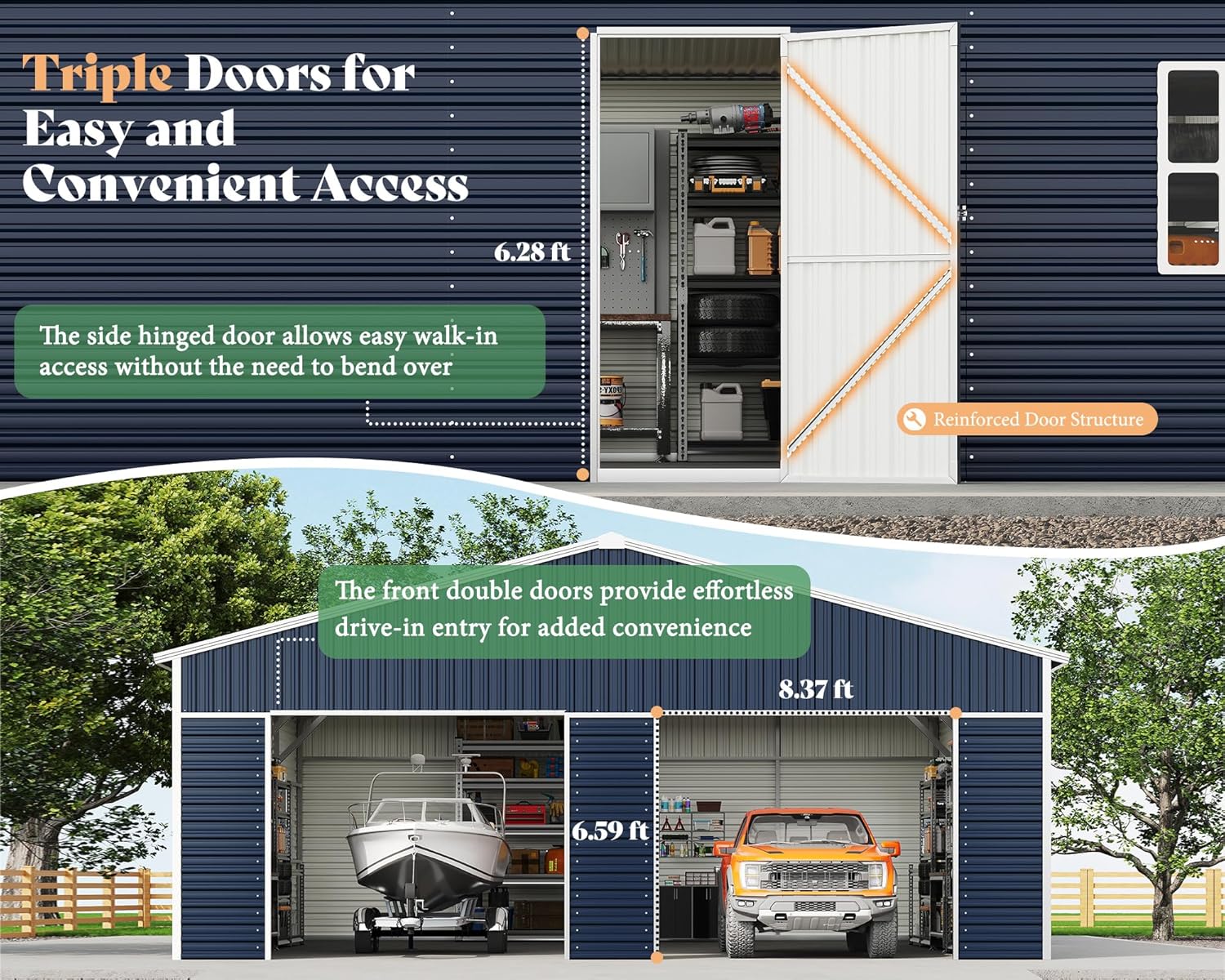 AMERLIFE Metal Garage Shed Review: Pros & Cons Verdict 4 AMERLIFE garage shed review pros cons,AMERLIFE metal garage shed review -- comparison against top alternatives