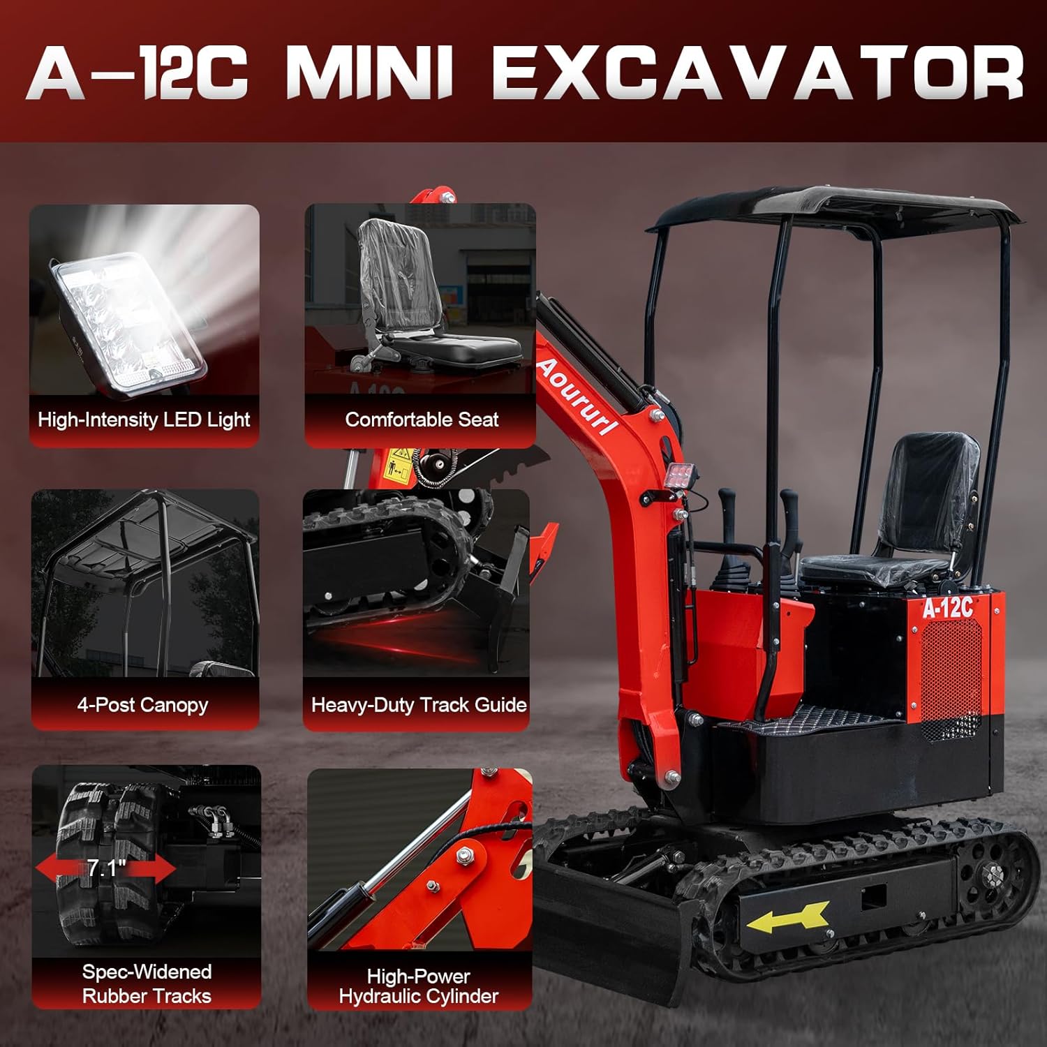 Aoururl 1.4 Ton Mini Excavator review compared to top alternatives