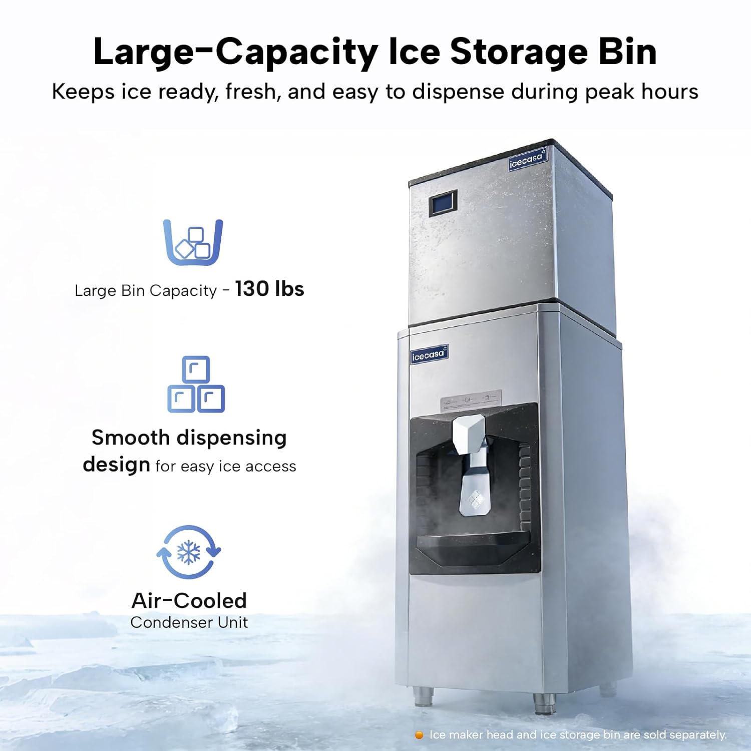 Setup and practical use guide for ICECASA commercial ice dispenser review,ICECASA ICE-A130P review and rating,is ICECASA ice dispenser worth buying,ICECASA commercial ice dispenser review pros cons,ICECASA ice dispenser review honest opinion,ICECASA ICE-A130P review verdict