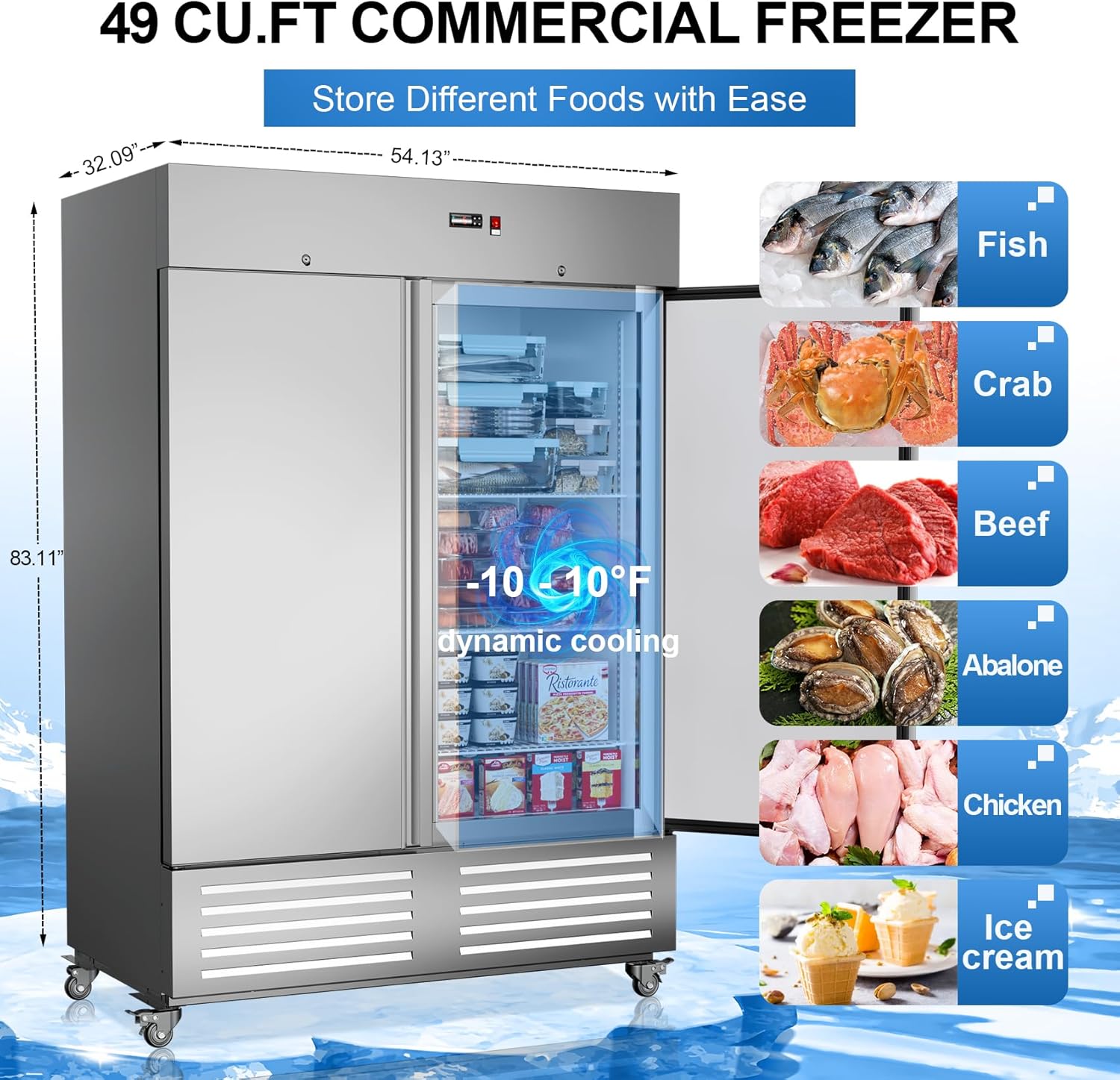 LCEKY 2 door commercial freezer review,LCEKY commercial freezer review and rating,is LCEKY 2 door freezer worth buying,LCEKY freezer review pros cons,LCEKY 49 cu ft freezer review honest opinion,LCEKY commercial freezer review verdict setup and first use experience