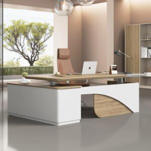 Image 1 of SAINTCY L shaped standing desk review