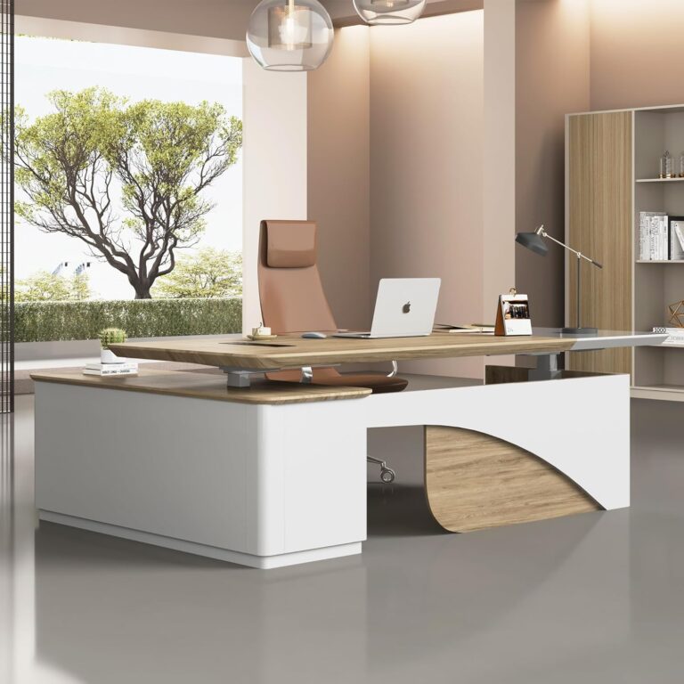 SAINTCY L Shaped Standing Desk Review: Honest Pros & Cons 30 Image 1 of SAINTCY L shaped standing desk review