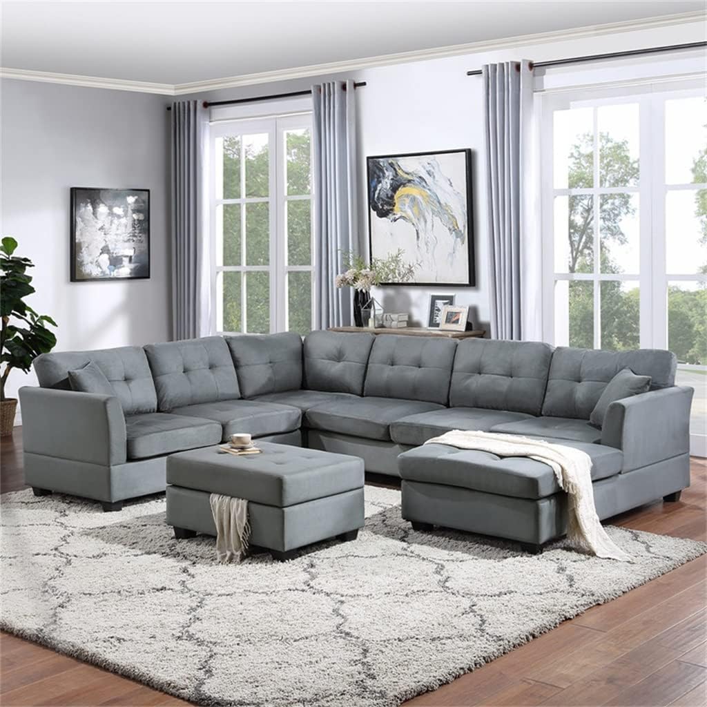 U-Style sectional sofa review,U-style sectional sofa review and rating,is U-style sectional sofa worth buying,U-style sectional sofa review pros cons,U-style sectional sofa review honest opinion,DUYHBAWRS sectional sofa review verdict — design and build quality detail