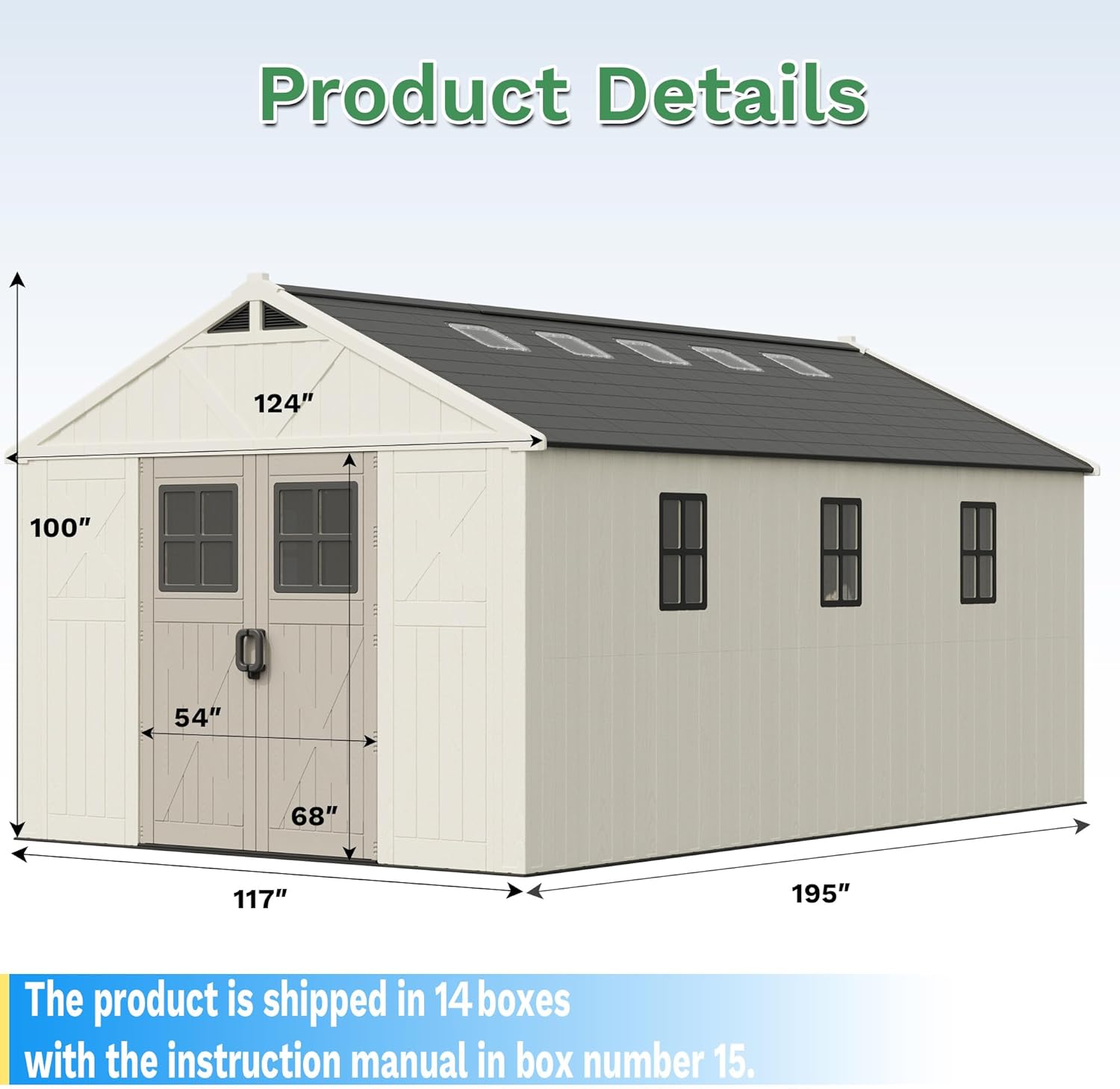 Greesum 10x16 Storage Shed Review: Honest Pros & Cons 2 Greesum 10x16 storage shed review - showing interior storage capacity with lawn mower and tools
