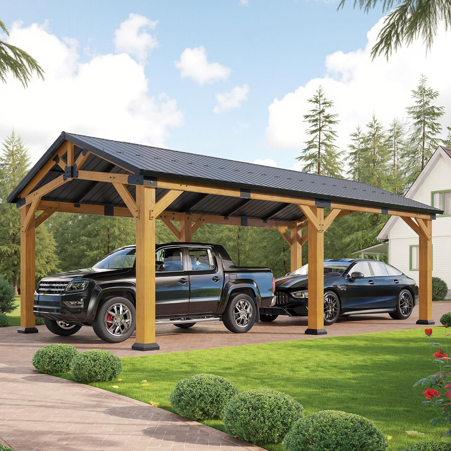 Jocisland 12x24 carport review,Jocisland carport review pros cons,Jocisland hardtop carport review,Jocisland carport review and rating,Jocisland carport honest review,Jocisland carport review verdict — full unboxing showing every item included