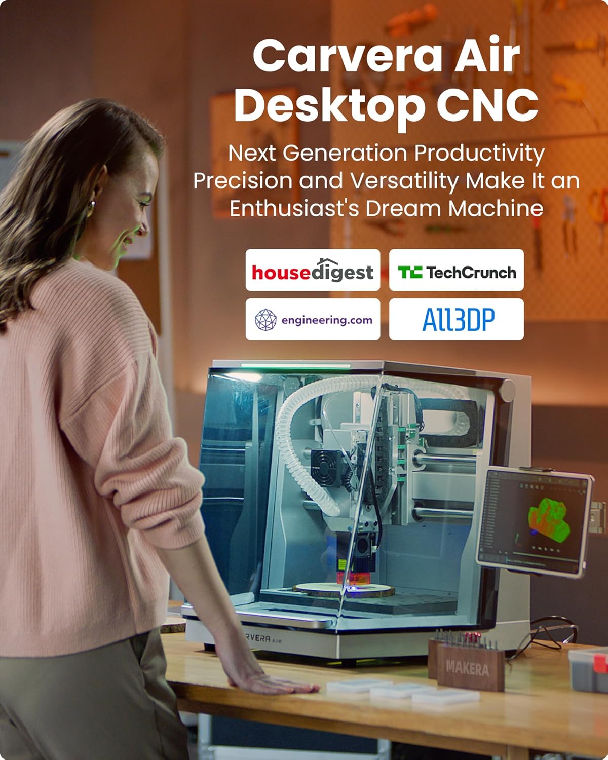 Makera Carvera Air review,Carvera Air CNC machine review pros cons,Makera Carvera Air 4th axis review,Carvera Air desktop CNC review honest,is Carvera Air worth buying,Carvera Air CNC review verdict testing methodology and evaluation criteria